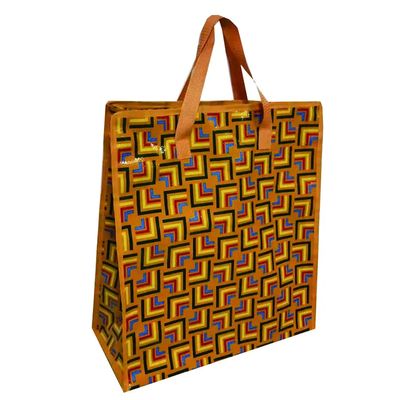 качество  Customized Logo Printing Laminated Woven Bags Strong Durability Tote Bag завод