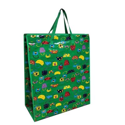 CMYK Zipper Top Pp Woven Polypropylene Shopping Bag с вытяжкой молнии