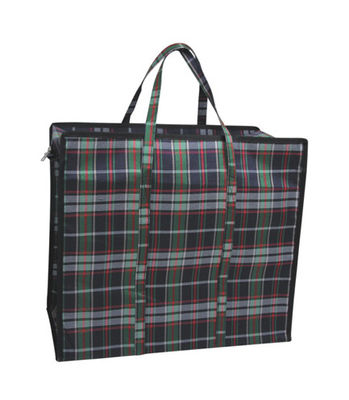 Unisex Canvas Shopping Tote Bag Регулируемый ремень с закрытием молнии 180GSM PP облицовка