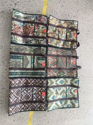 холщовая сумка с молнией, красочная