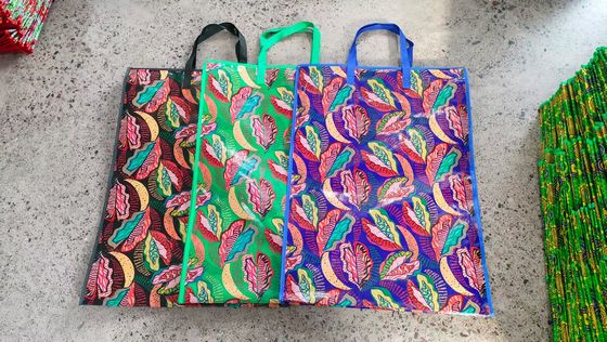 Заказные сумочки из ПП с экологически чистым чернилом вместимостью 10 кг